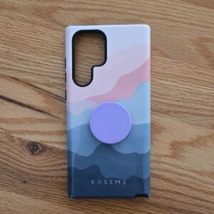 Mountain S22 Ultra Kaseme Case With Popsocket